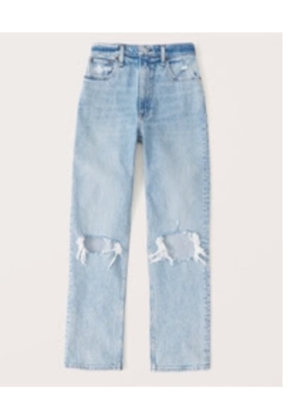 Abercrombie & Fitch 90s Ultra High Rise Straight Jeans 32R